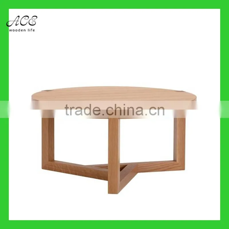 solid wood coffee table