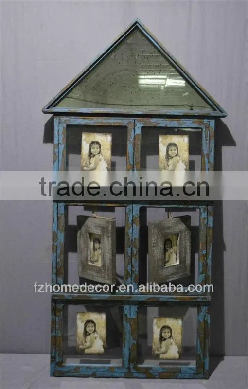 Shabby Chic Rustic Beach Hut Wooden Photo Frame