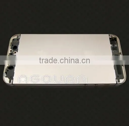 big sale alibaba luxury design24K 100% genuine gold housing for iphone 5,champagne color full housing