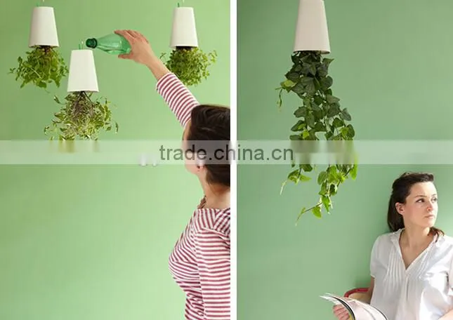 interior decoration Suspension Sky upside Down Holder pot hanging planter