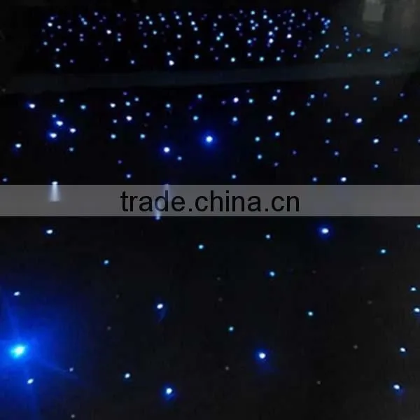 20cm Led Video black fireproof cloth curtain