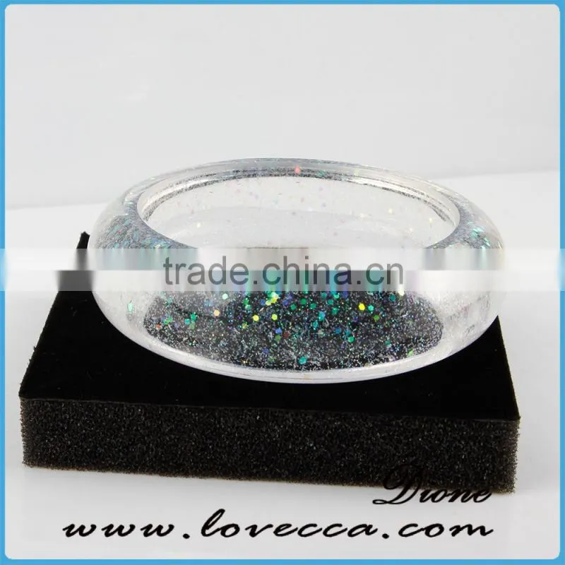 Wholesale Elegant Hand-made resin jewelry real flowers bracelet