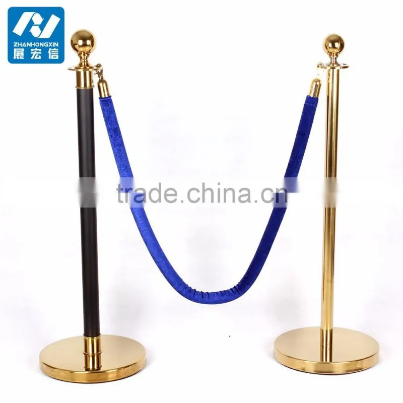 Customized unique rope barrier stand for event
