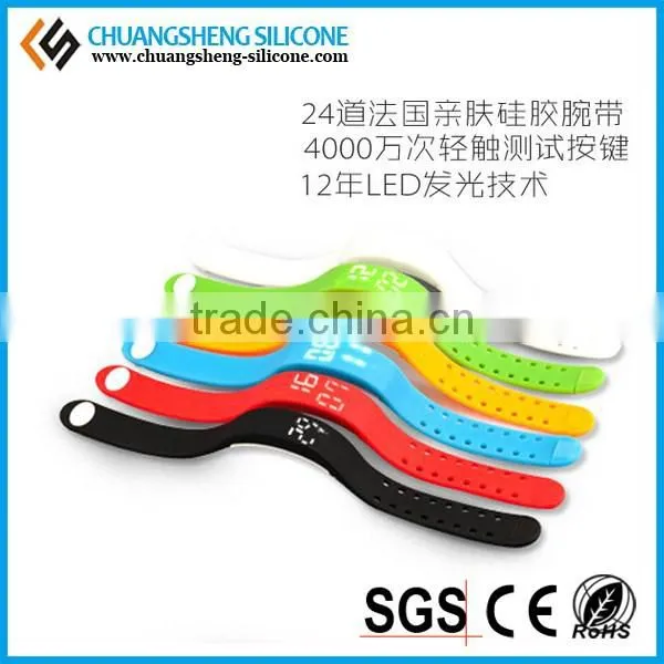 silicone sport watch for running