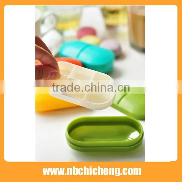 Cheap 6 Parts Pill Box Plastic Capsule Storage Pill Box