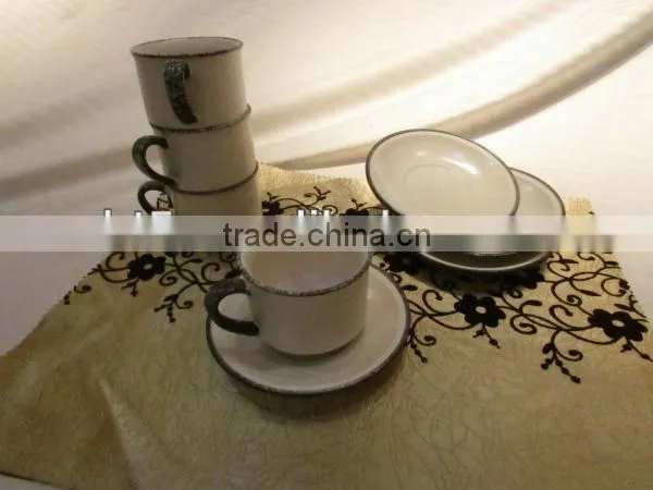 BT5087 ceramic 200ml color nice promotion coffee cup and saucer