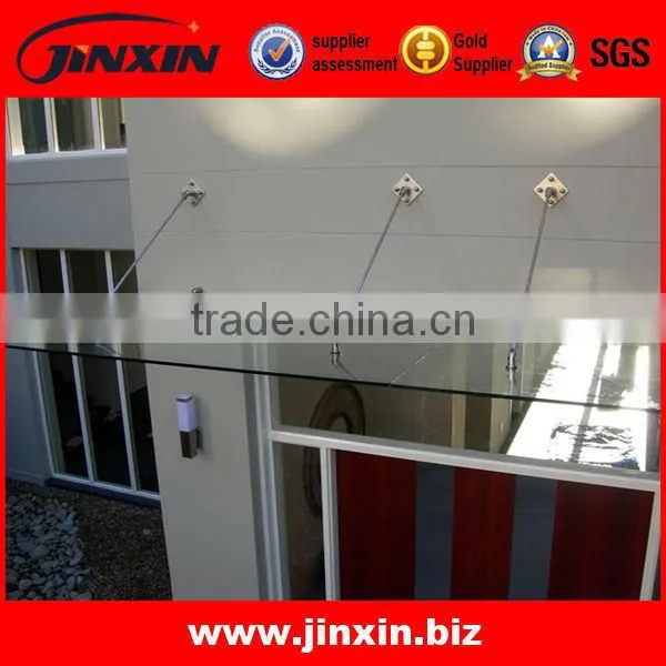 Stainless steel 304 316 glass anwings canopies fittings trade assurance alibaba china