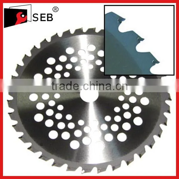 brush cutter blade tungsten carbide blade grass cutter blade 255*60T
