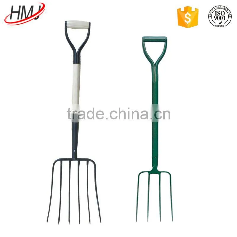 Steel material farming pitchfork with handle made in chima