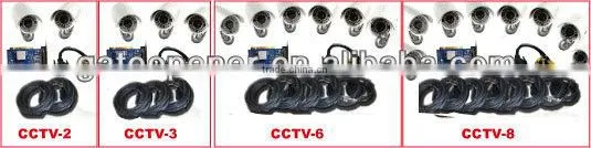 Wired Cameras Video Surveillance Security System CCTV For Use