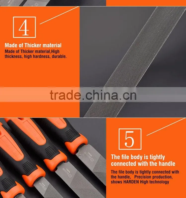 High Quality Flat Smooth Hand Tools Files With Soft Handle