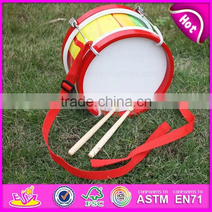 2017 new products educational toys wooden toddler drum set W07J039