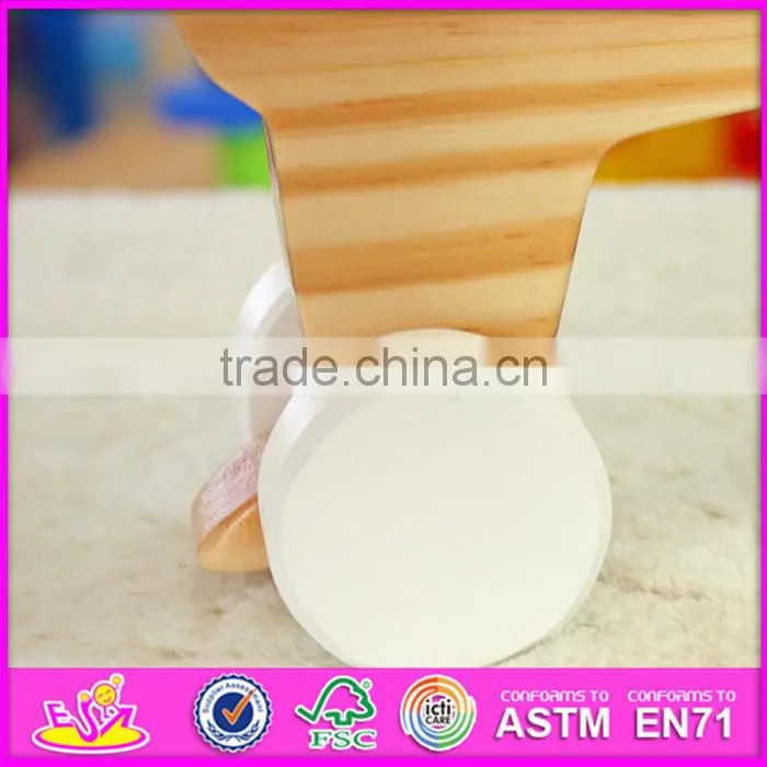 2016 new design baby toys wooden bear W05B152