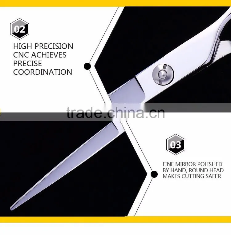 YiJiang7.0" Topotdor Pet Grooming Trimmer Scissor for Dog and Cat Durable Stainless Steel Blade