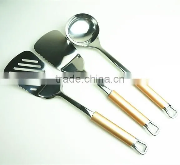 33060 stainless steel Kitchen Cooking Utensils with cover handle