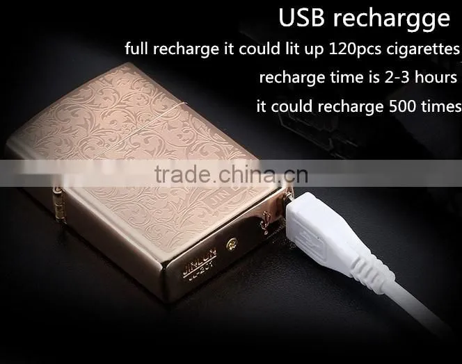 2016 Best popular usb charged arc cigarette lighter