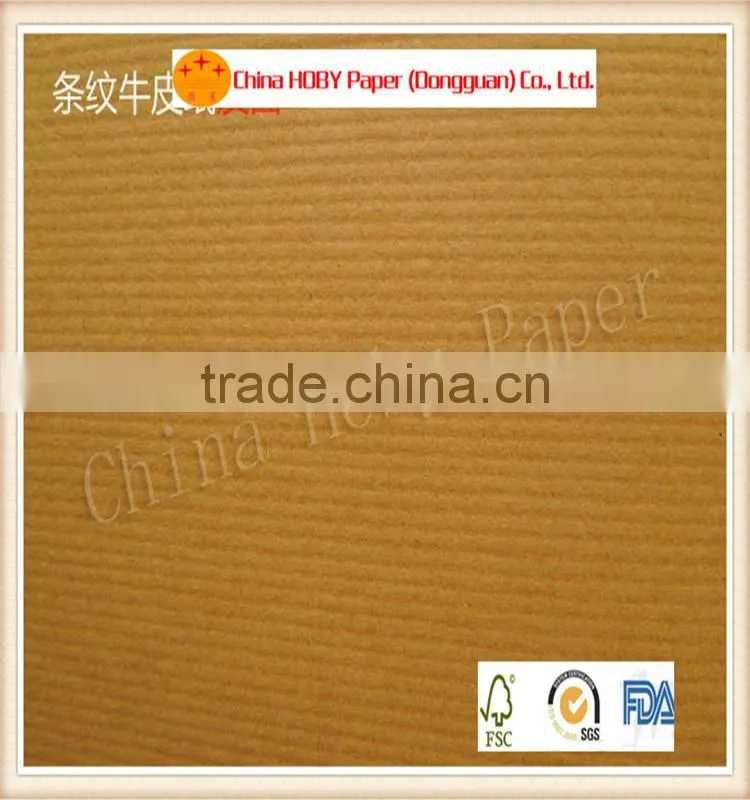 brown high strength ribbed kraft paper