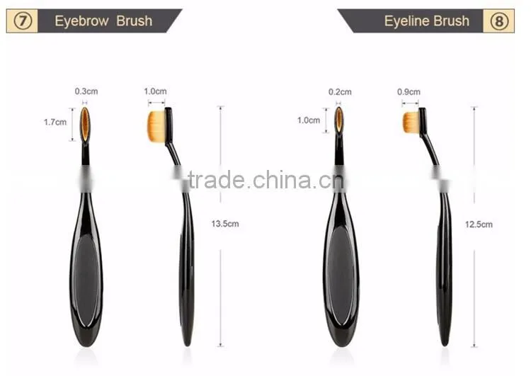 2017 shuoyang New Design Fish Scale mermaid makeup brushes colorful Makeup Brushes
