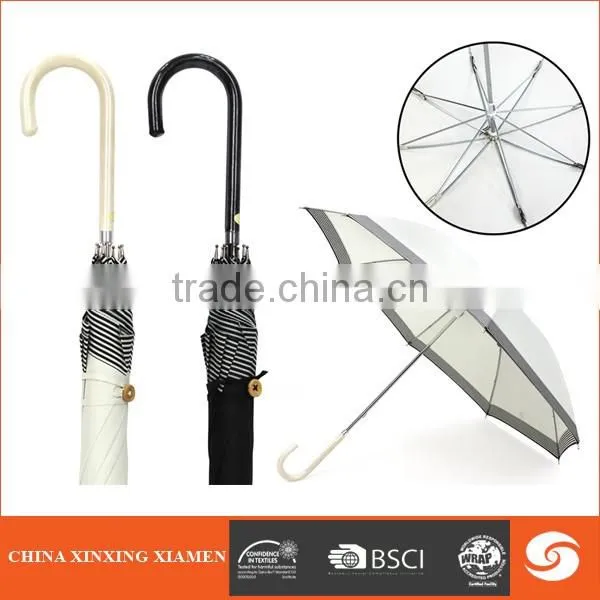 lace umbrella high quality auto open lace straight umbrella