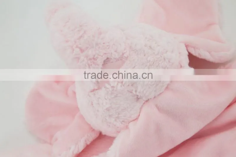 Retail Cheap Baby Product Coral Fleece Push Elephant Toy Baby Soft Blanket