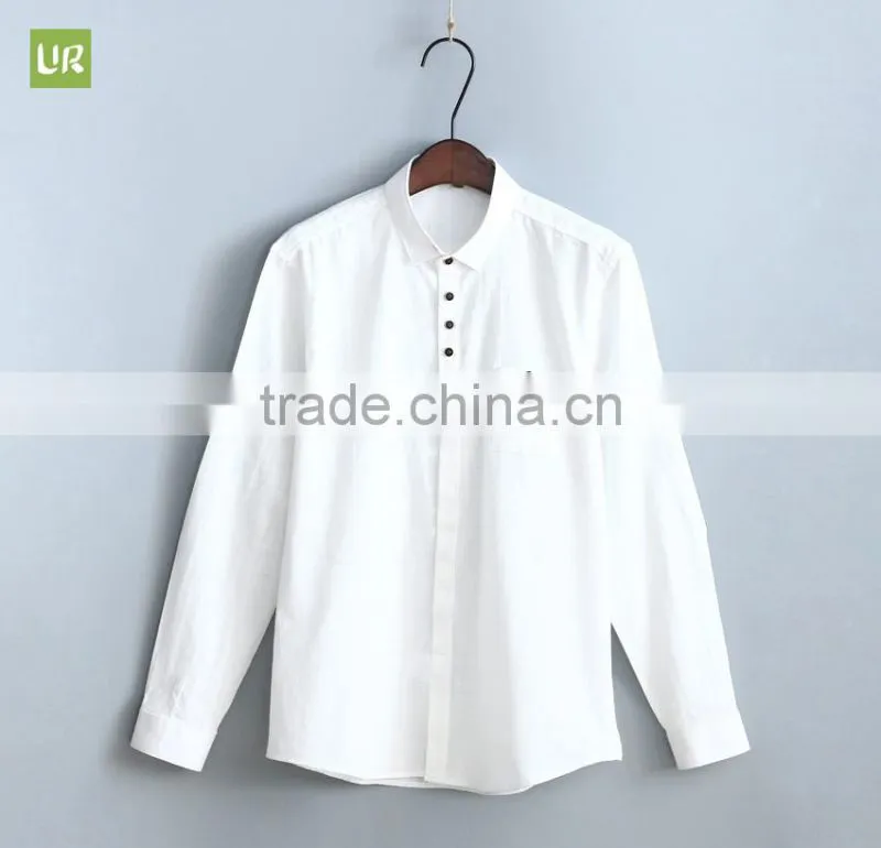 2017 factory manufacture Casual cotton long sleeve dress shirt and line shirts for man