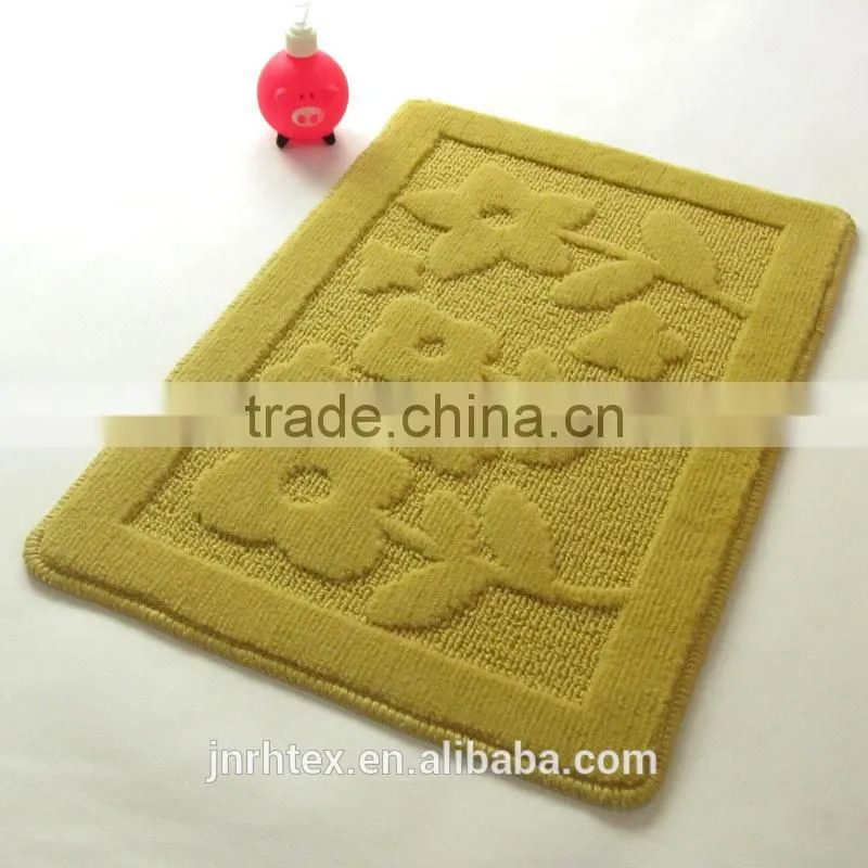 Comfortable 100%cotton floor mat,bath mat