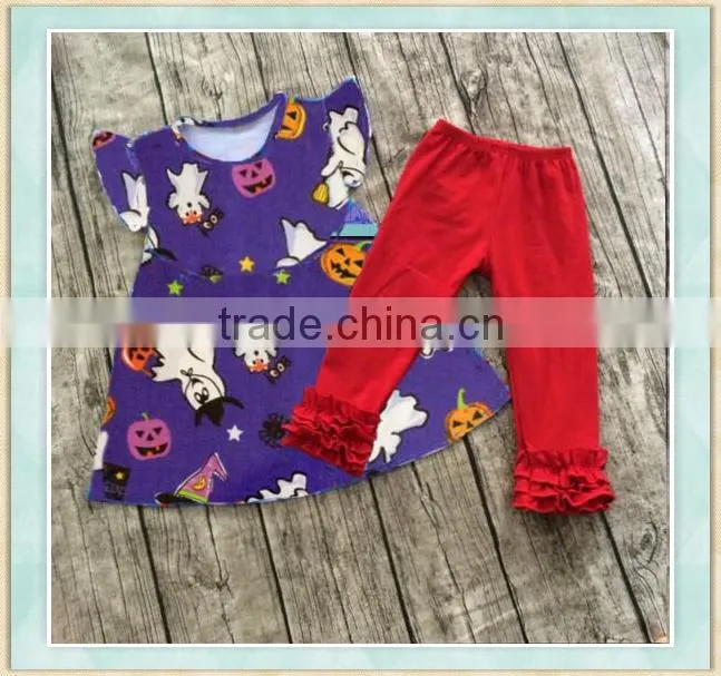 2017girls boutique clothing baby girls Halloween clothing Factory price wholesale sales baby clothing