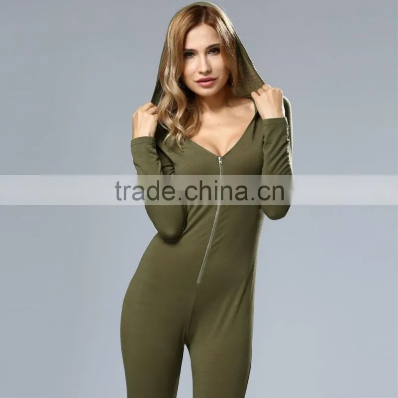 Wholesale women summer leisure style playsuit ladies women jumpsuit long sleeve design for sale 2017