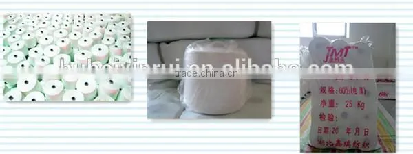 100% spun polyester yarn 6000 yards