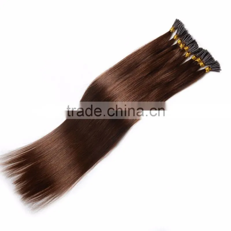 wholesale nail hair extension/human hair