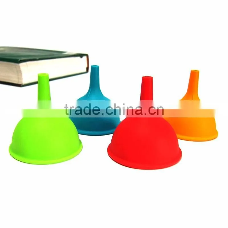 New product mini silicone oil funnel for cooking tools
