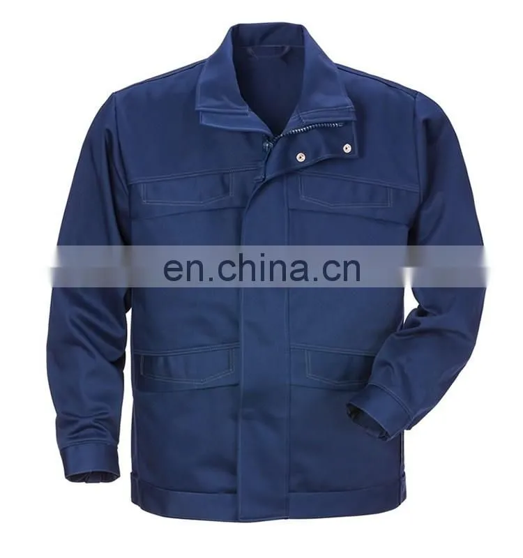 Cheap Us Navy Blue 100% cotton workwear work engineer jacket