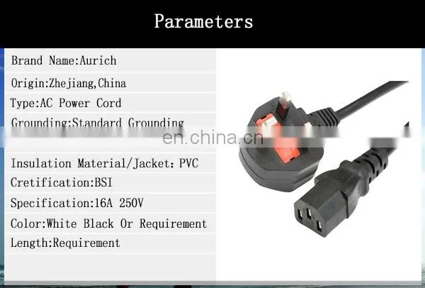 Uk power Cord moulded plug fused 5AMP CABLE SASO