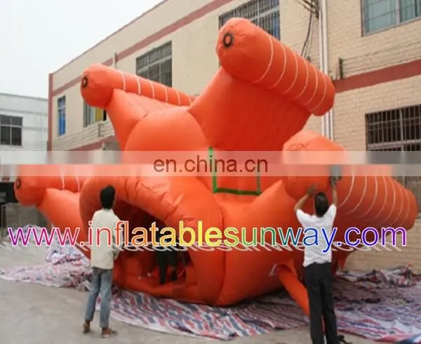 crayon land inflatable combo games for kids or for event