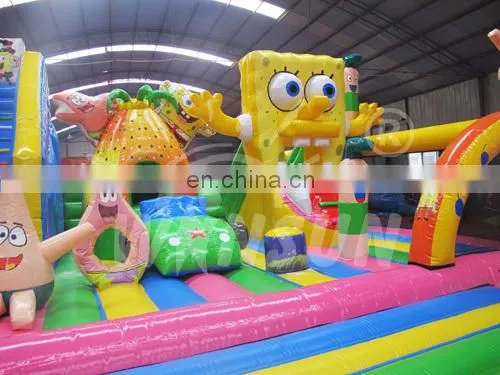 Newest design custom popular used largest inflatable kids amusement park