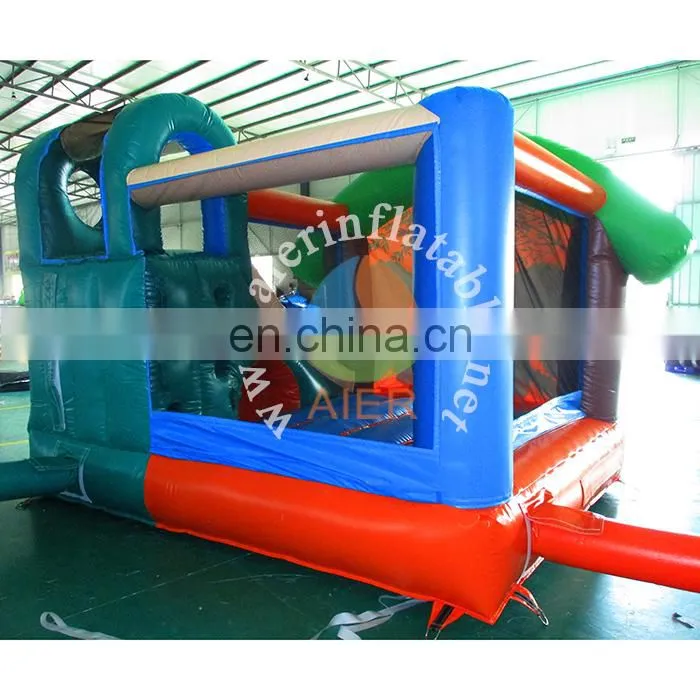 Most popular kids play castle house forest inflatable bouncy castle insect bouncer for sale