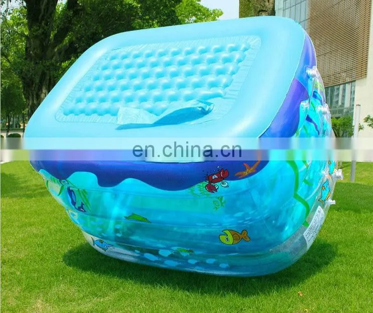 inflatable four-layer swimming bathtub