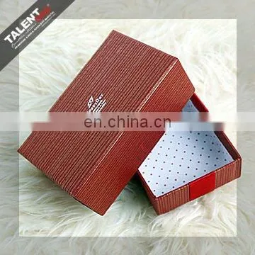 custom high class private design brand jewelry printed paper box