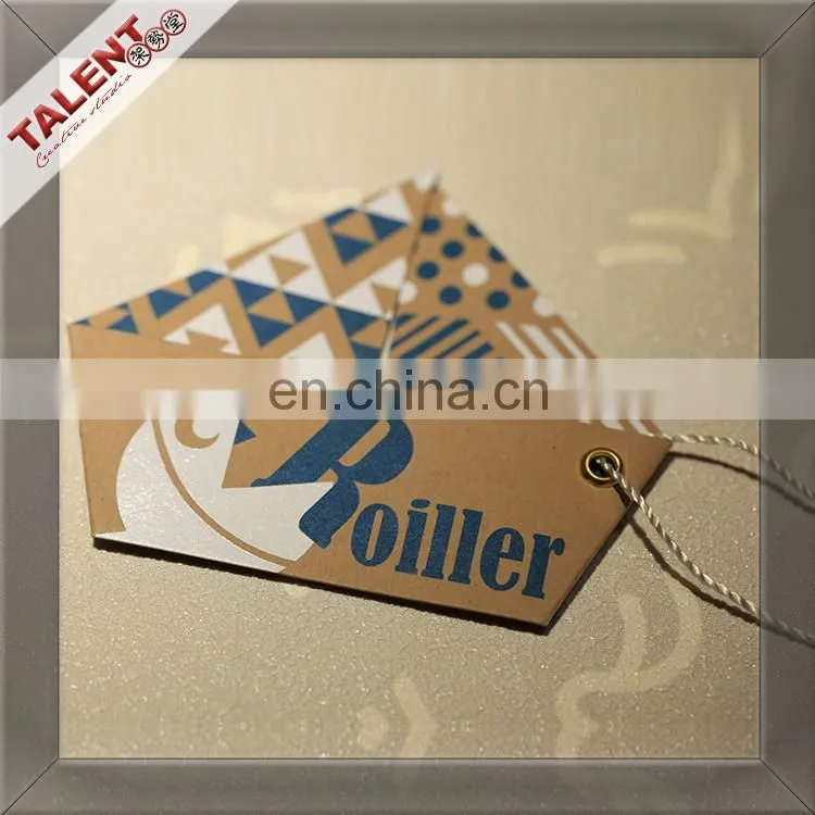 custom new china printing paper hard tag