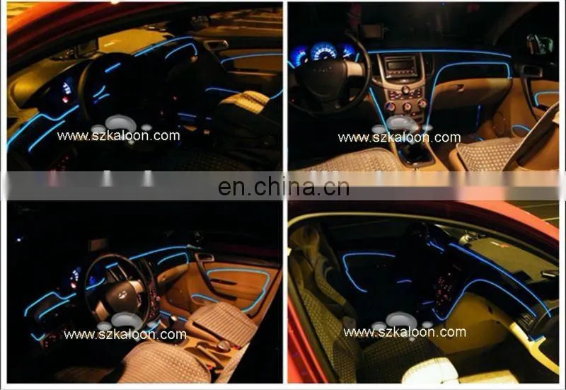 car decorative cold light el wire neon rope light