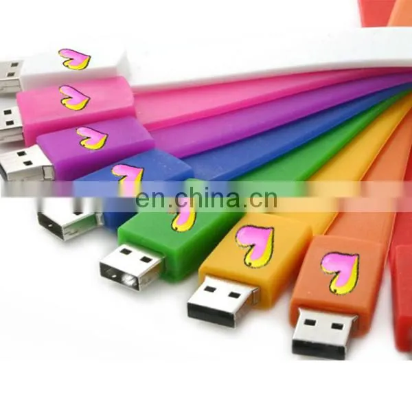 fashion custom silicone bracelet usb flash drive