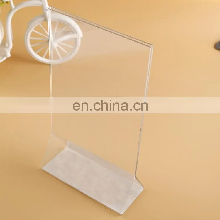Custom table Clear Display Countertop Brochure Acrylic Holder