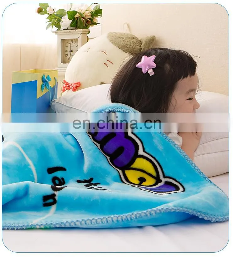100%polyester cheap korean fleece knitted custom soft printing blanket