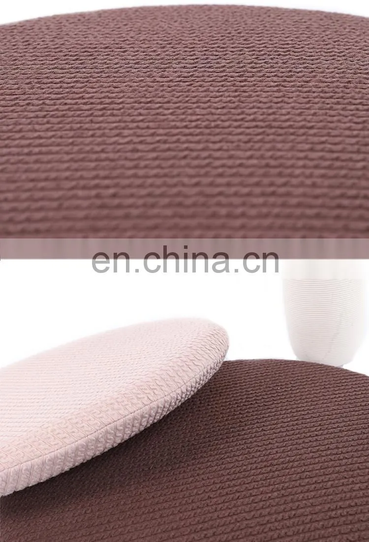 2019 trending products custom room office and car seat chair pad brown multi functional round cushion with hidden zipper