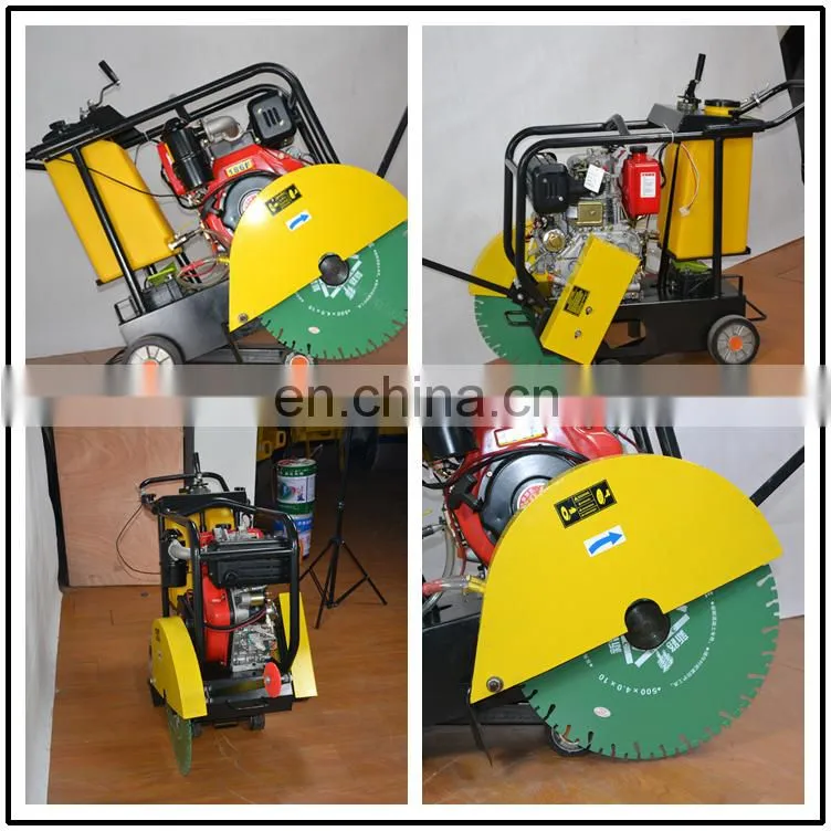 cutting portable concrete pavemen road cutter machine