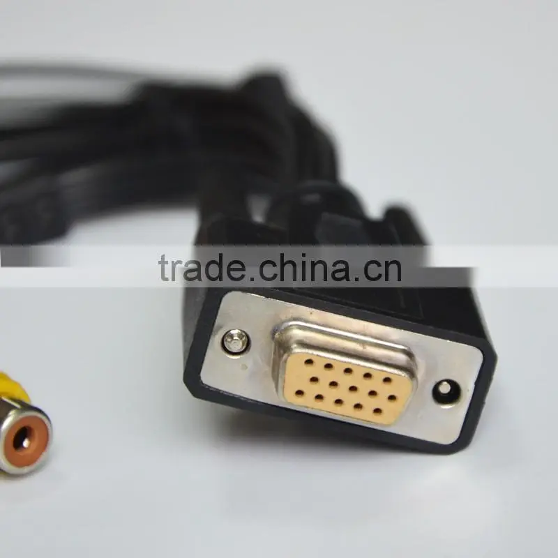 vga to rca connection cable for HDTV Laptop 0.5m