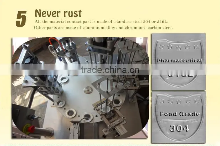 new technology automatic coffee capsule filling machine for sale