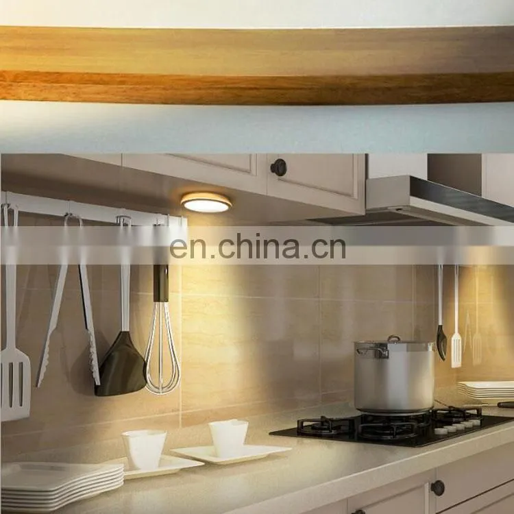 3AAA battery operated Led night light sensor for hallway cabinet