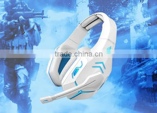Promotional stereo fancy stereo cheap private mould patent laser glowing gaming headsets