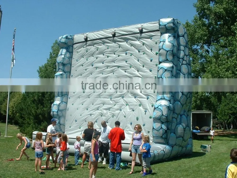 2016inflatable rocky wall mountain/inflatable mountain climb rockwall